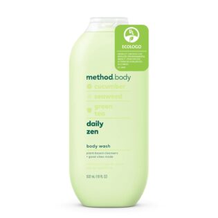 Method cucumber seaweed body wash