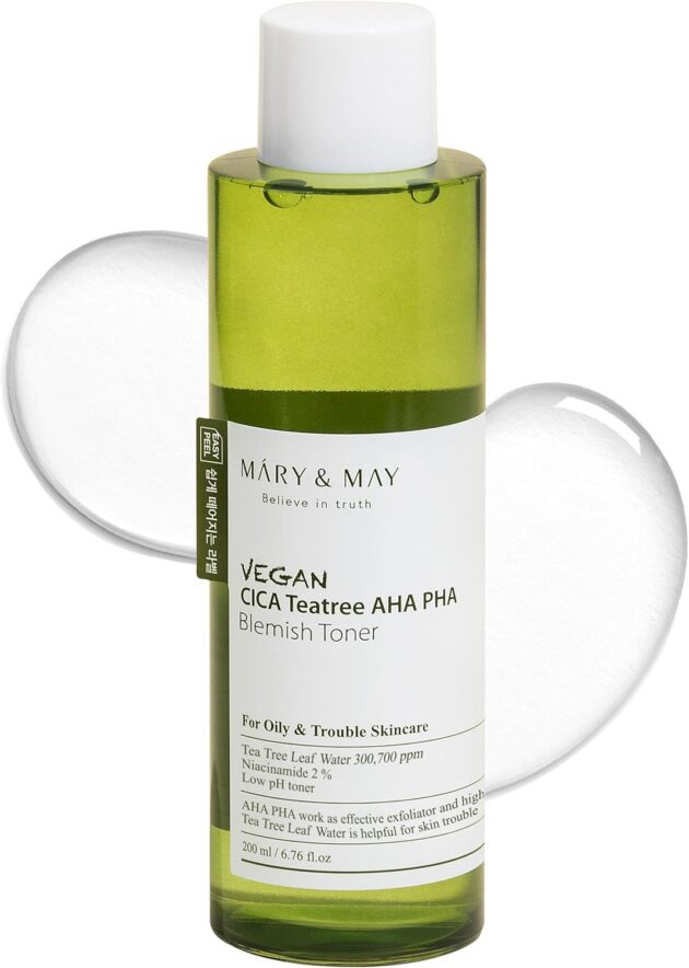 Mary And May Vegan CICA Tea Tree Toner 