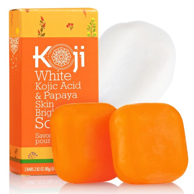 Koji White Kojic Acid And Papaya Skin Brightening Soap
