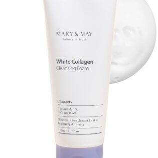 Mary And May White Collagen Cleansing Foam 