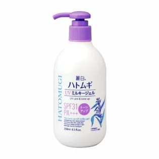 Hatomugi UV Care And Tone Up Sun Screen 250 ml 